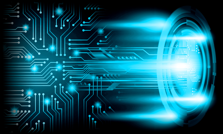 Futuristic technology illustration